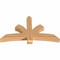 Ekena Millwork Davenport Timber Gable Bracket, Western Red Cedar, 60"W x 35"H x 5 1/2"D x 5 1/2"F, 14/12 Pitch GBW060X35X0606DAV00SWR - alternate 2